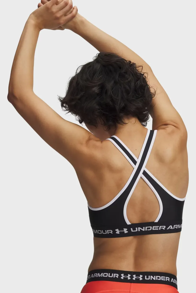 Top Crossback Mid Bra-RED 4