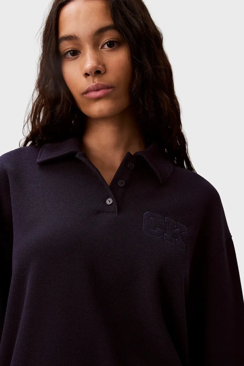 Поло с длинным рукавом/LS RLXED INTRLOCK FASHION POLO S 5