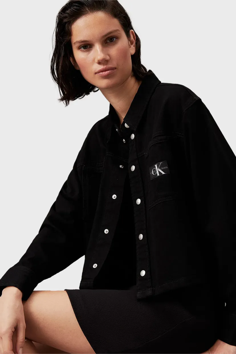 Ko'ylak CROPPED DAD DENIM SHIRT 4