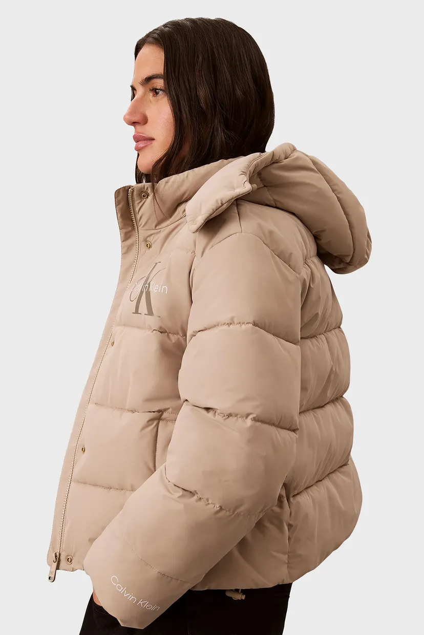 Куртка зимняя/MATTE MW MONOLOGO SHORT PUFFER 3