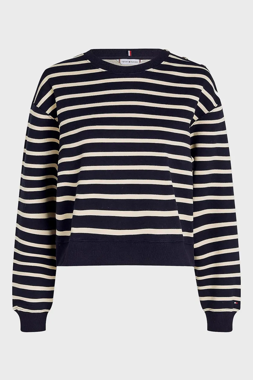 Svitshot REG GOLD BTN C-NK SWEATSHIRT 5