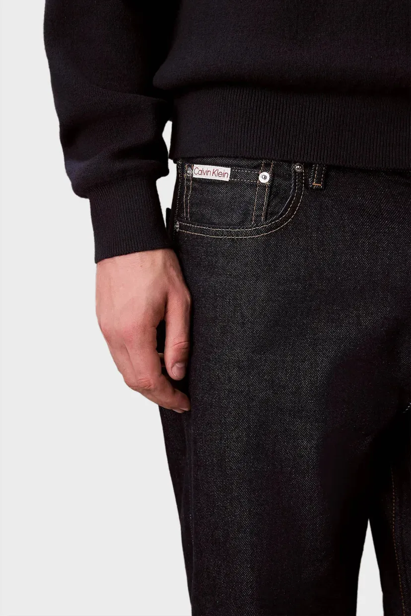 Jins shim 5PKT 90S TAPER CK RAW RINSE JEAN 4