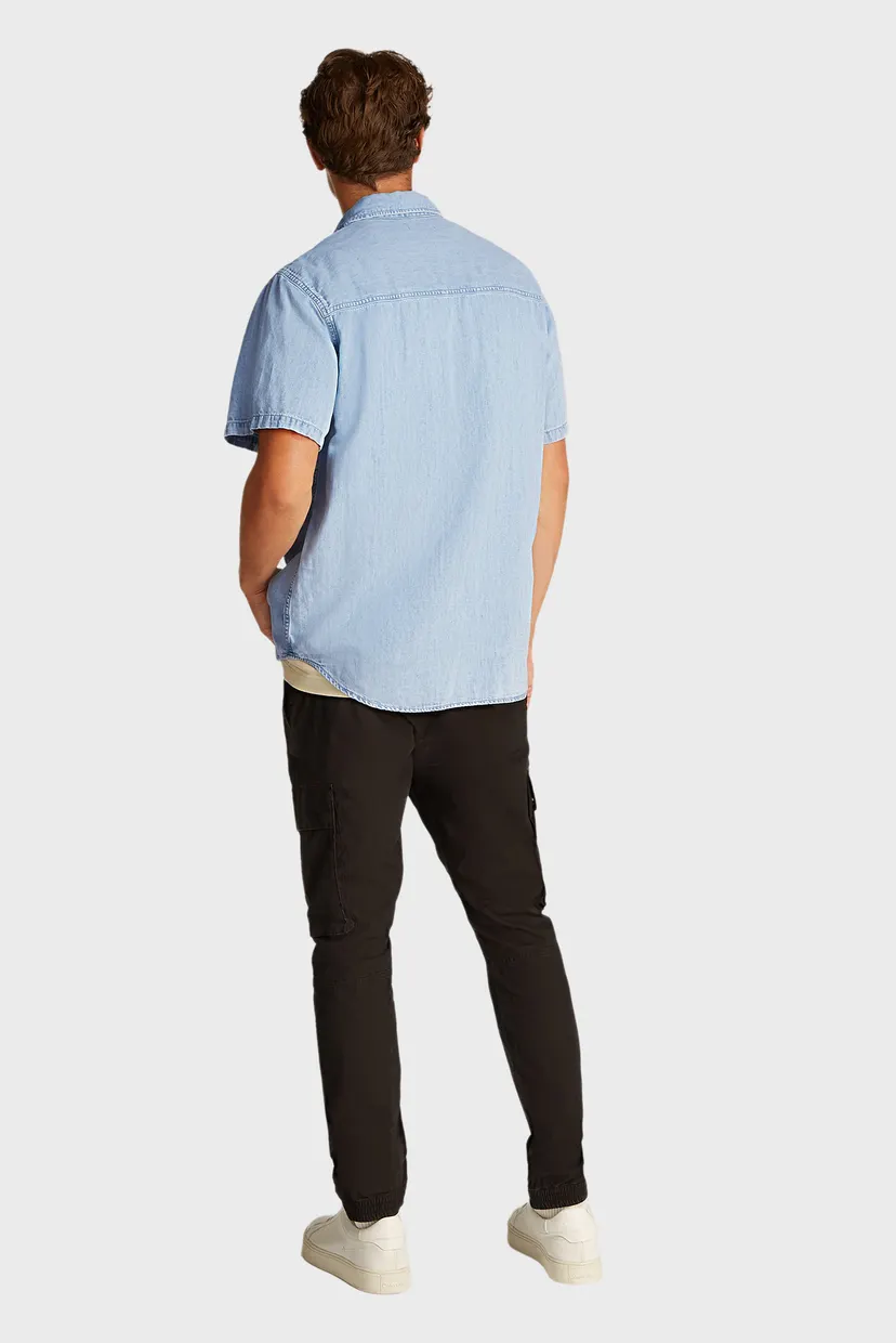 Yengi kalta ko'ylak REGULAR SS DENIM SHIRT 4