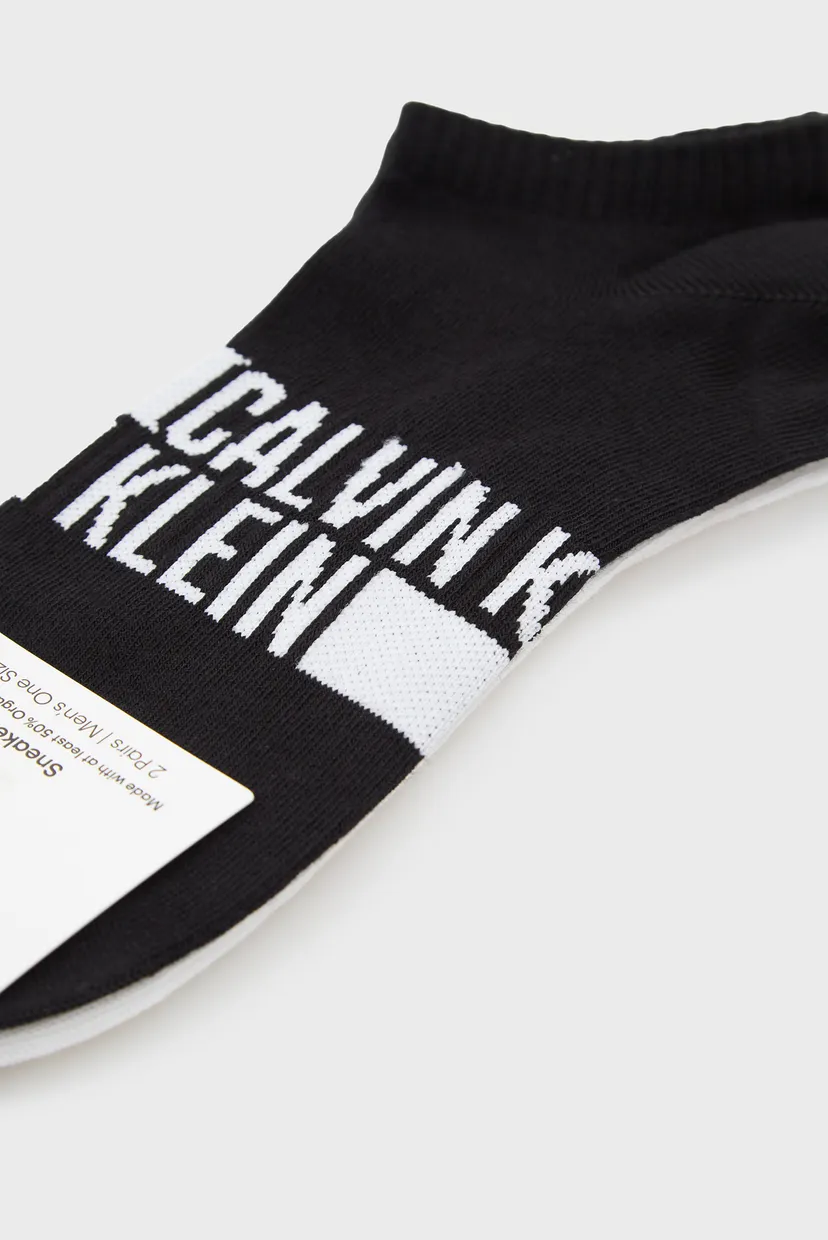 Носки/CK MEN SNEAKER 2P LOGO STRIPE 3