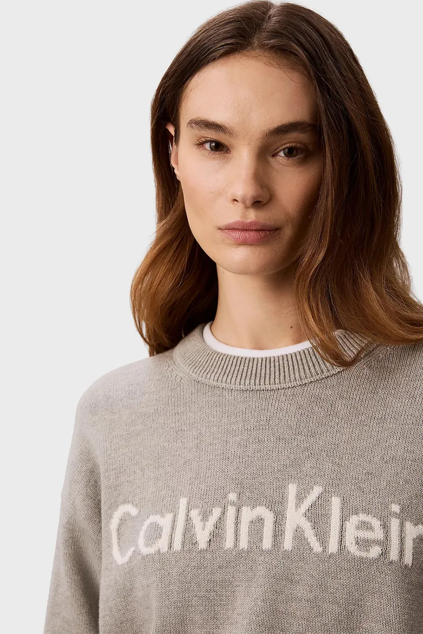 Sviter/CONTRAST LOGO LS SWEATER 5