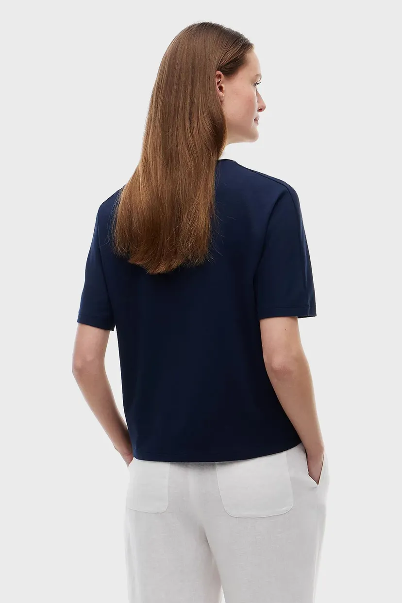 Поло/TH BRETON COLLAR SS POLO 3