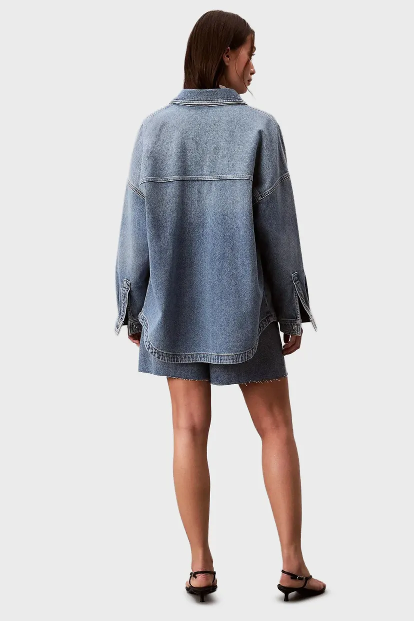 Рубашка/DENIM BOYFRIEND SHIRT OVERNIGHT 3