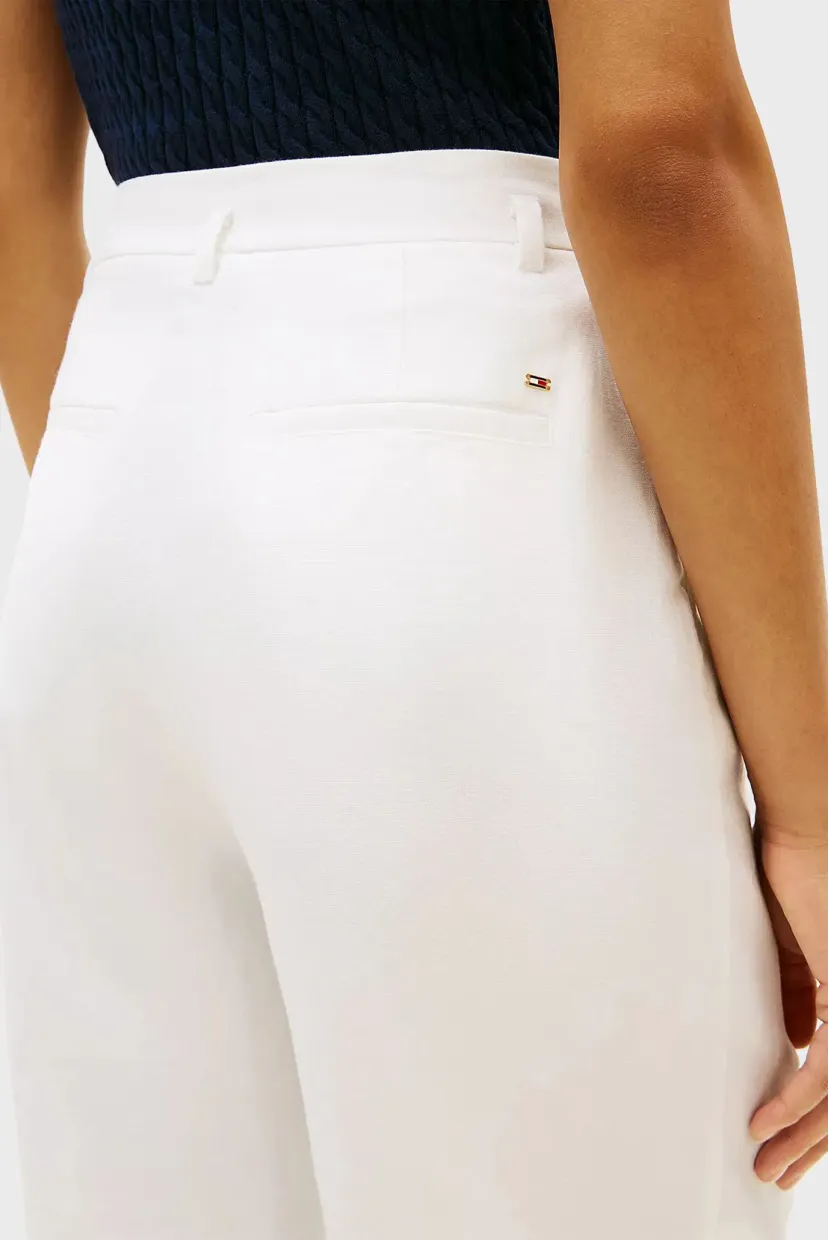 Ishton LINEN BLEND WIDE LEG PANT 4