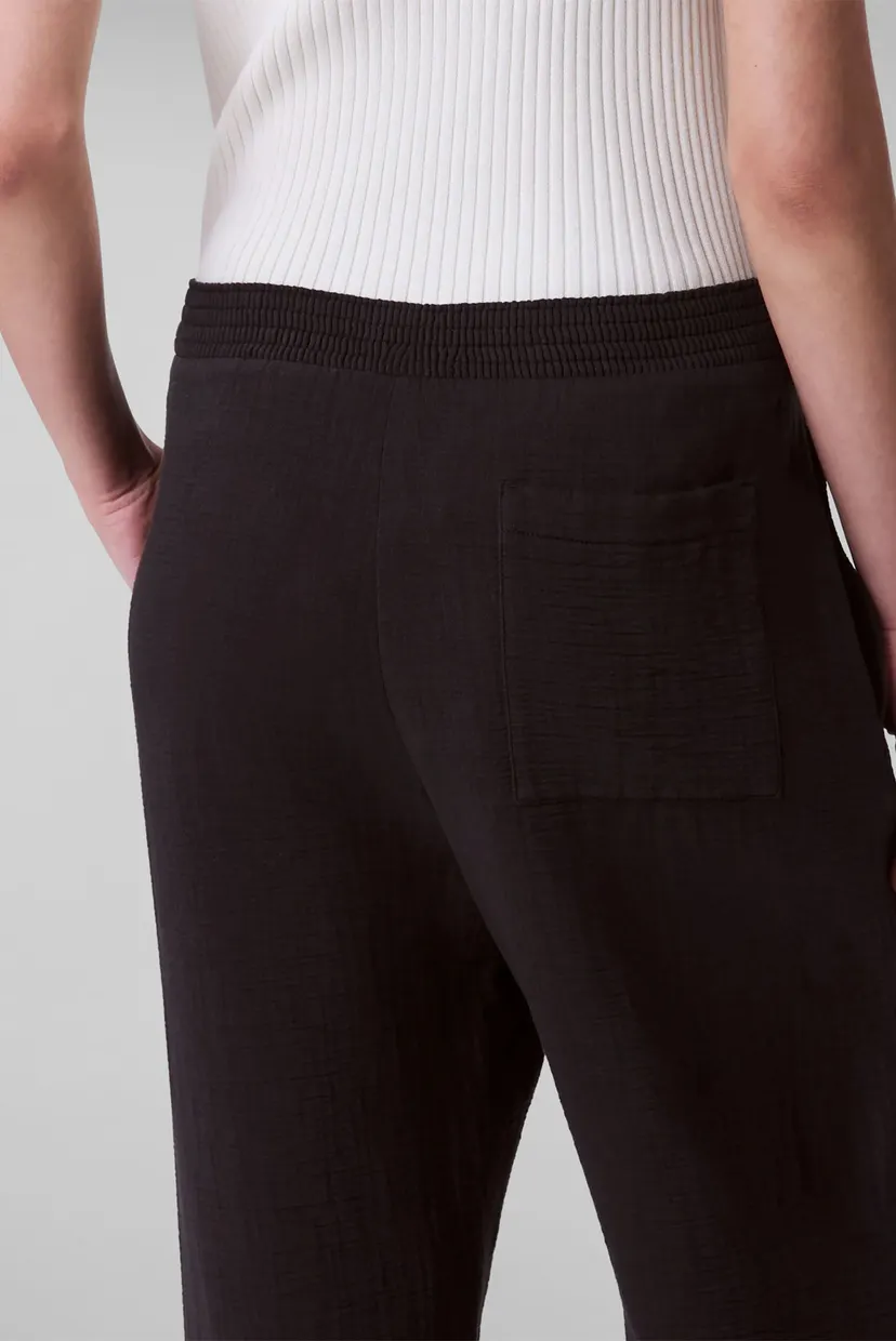Ishton DOUBLE GAUZE PANT W  SMOCKED WAI 5