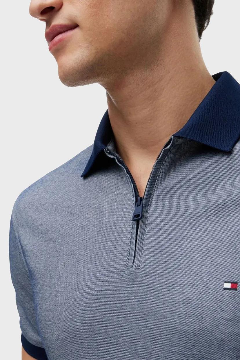 Polo PERFORMANCE OXFORD ZIP REG POLO 4