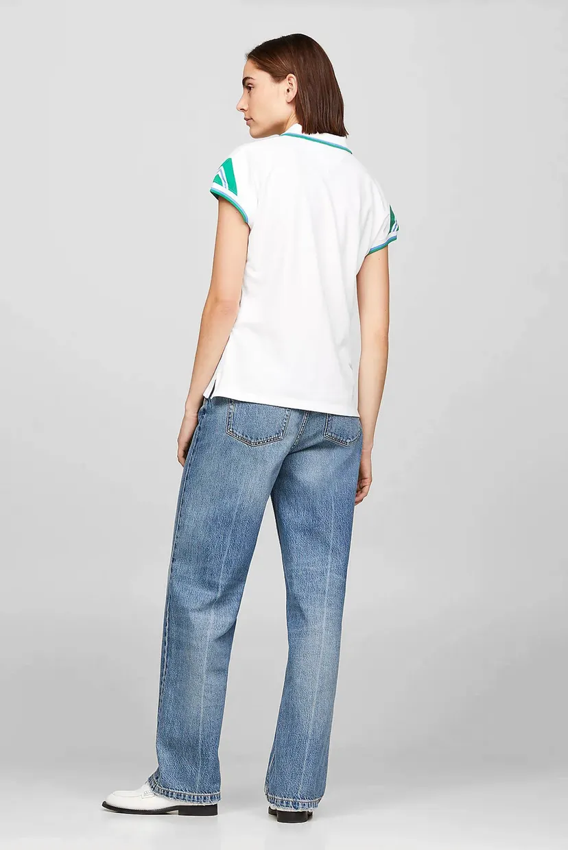 Поло REG STRIPE SLV POLO CAP SLEEVE 3