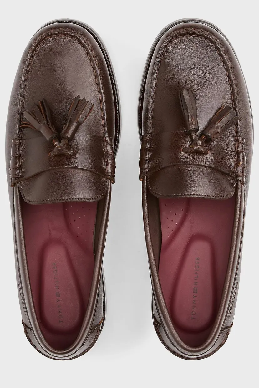 Loferlar/HILFIGER TASSEL LTH LOAFER 4
