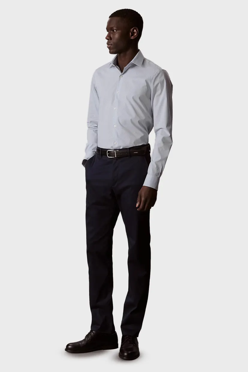 Рубашка SLIM ESNTL POPLIN STR PRT 4