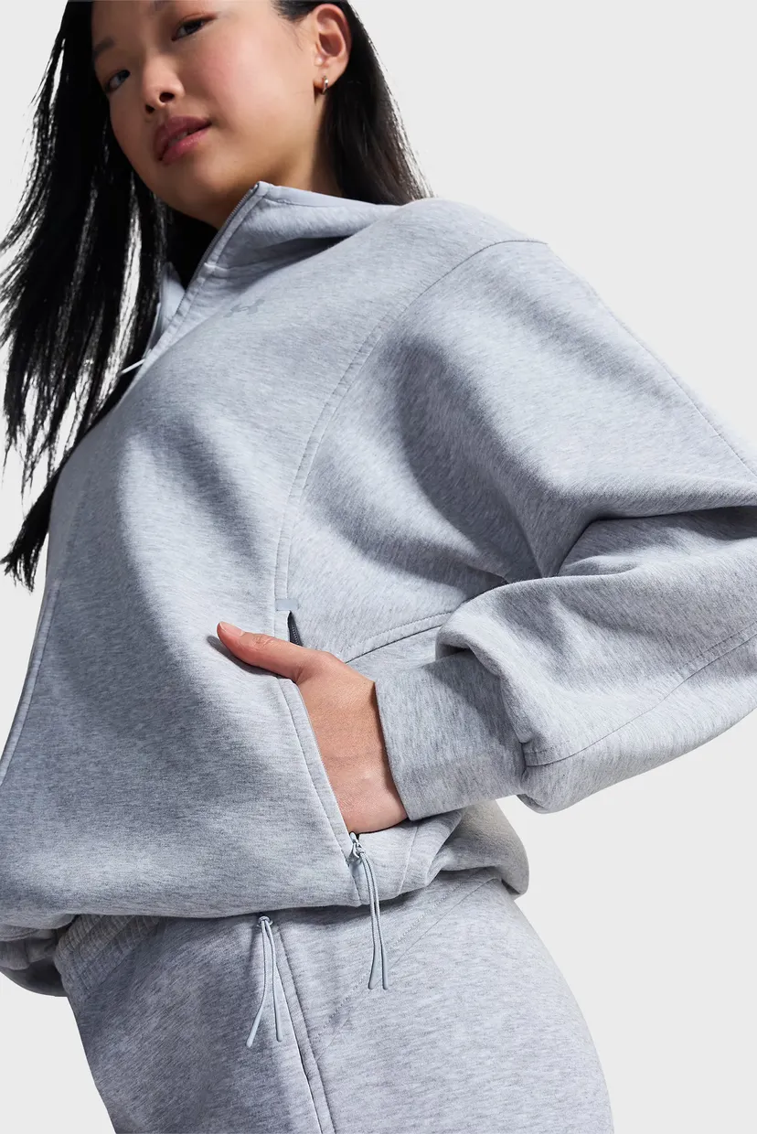 Vetrovka Unstoppable Fleece FZ Jkt-GRY 6