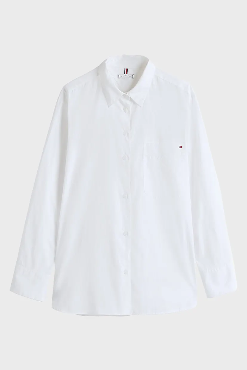 Рубашка/ESS POPLIN EASY FIT SHIRT 5