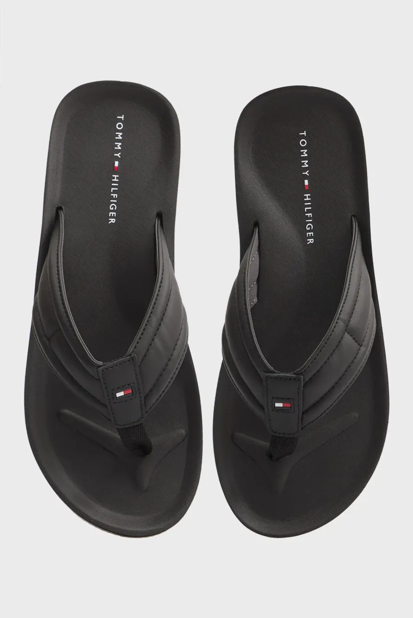 Вьетнамки/HILFIGER PADDED BEACH SANDAL 4