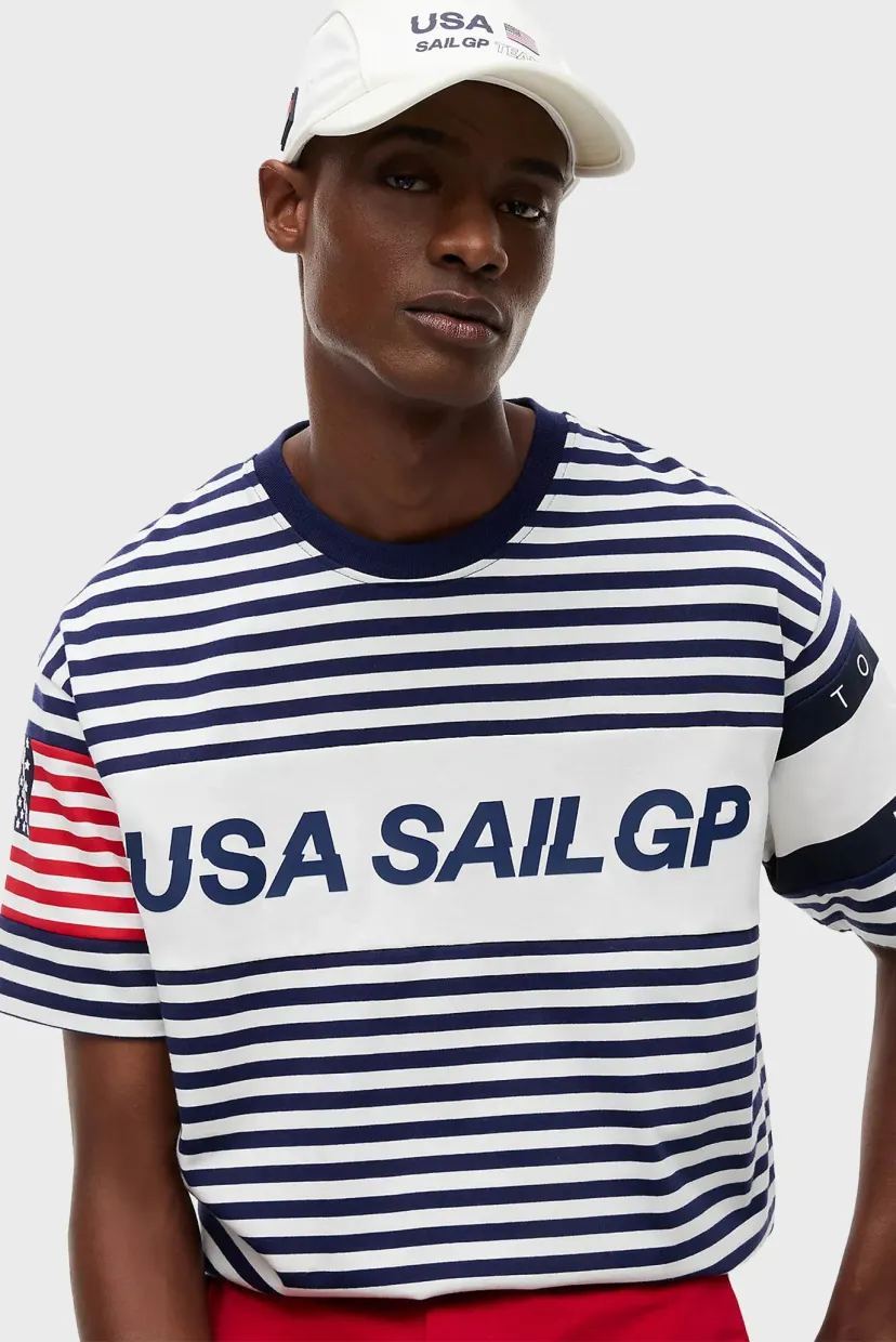 Футболка US SAILGP MARINE STRIPE TEE 5
