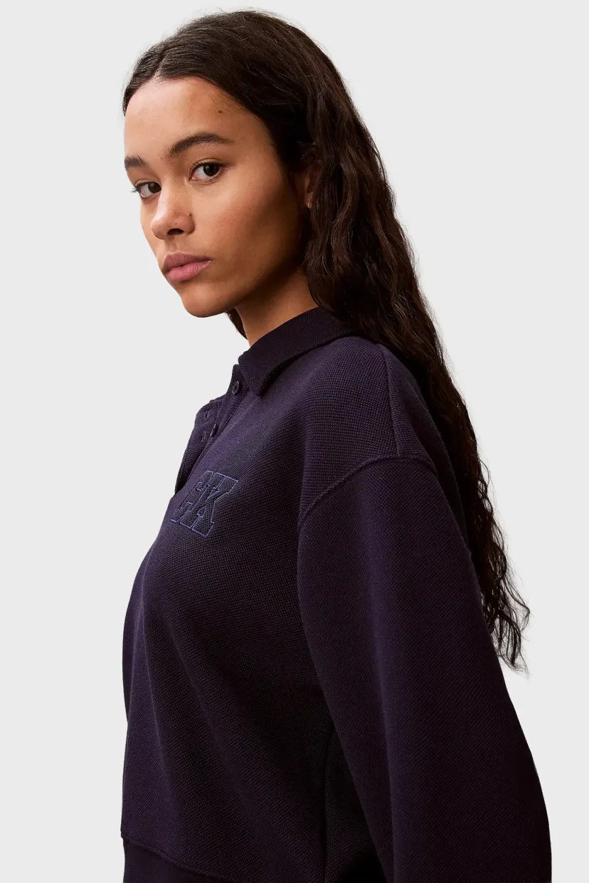 Поло с длинным рукавом/LS RLXED INTRLOCK FASHION POLO S 6