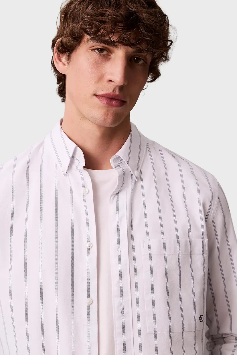 Рубашка LS STRIPE OXFORD CLASSIC SHIRT 5