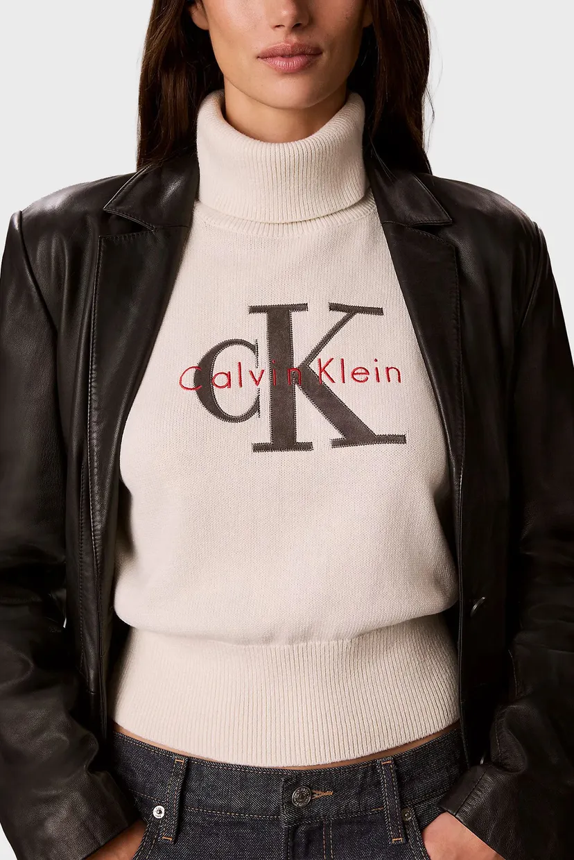 Свитер/LS LOGO TNECK PULLOVER 4