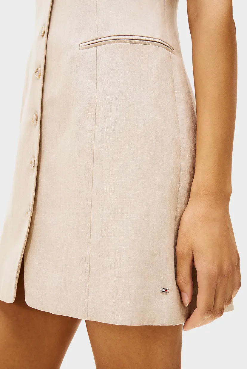 Koʻylak LINEN MIX SLEEVELESS DRESS 3