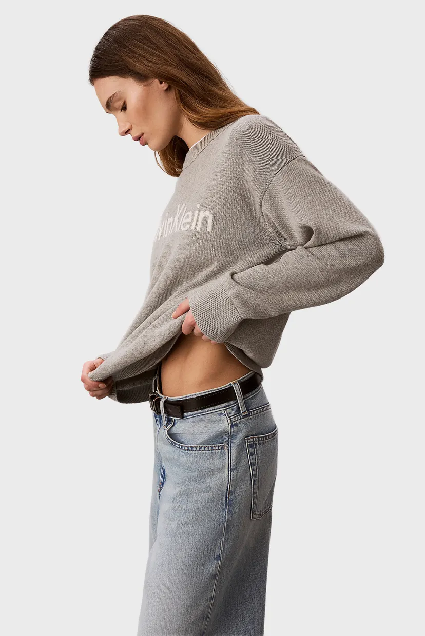 Sviter/CONTRAST LOGO LS SWEATER 3