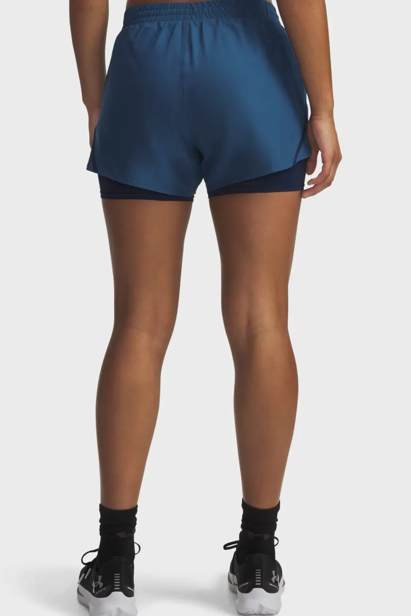 Шорты/UA Fly By 2-in-1 Shorts-BLU 3