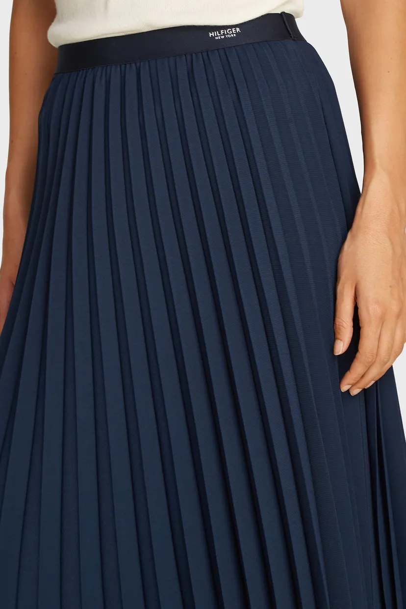 Yubka FLUID PLEATED PULL ON MIDI SKIRT 4