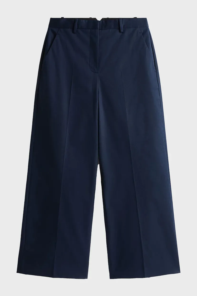 Штаны COTTON WIDE LEG ANKLE CHINO PANT 5