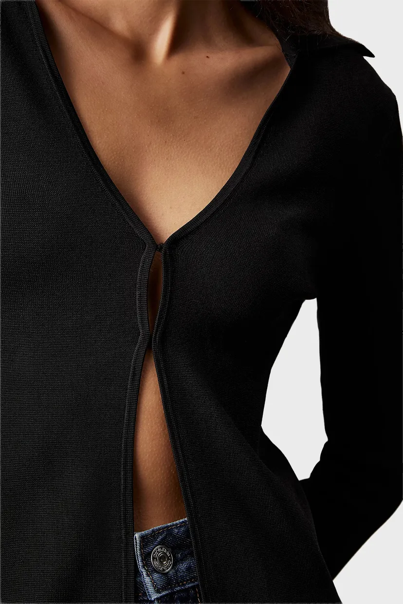 Кардиган RAYON HOOK&EYE SWEATER CARDIGAN 4
