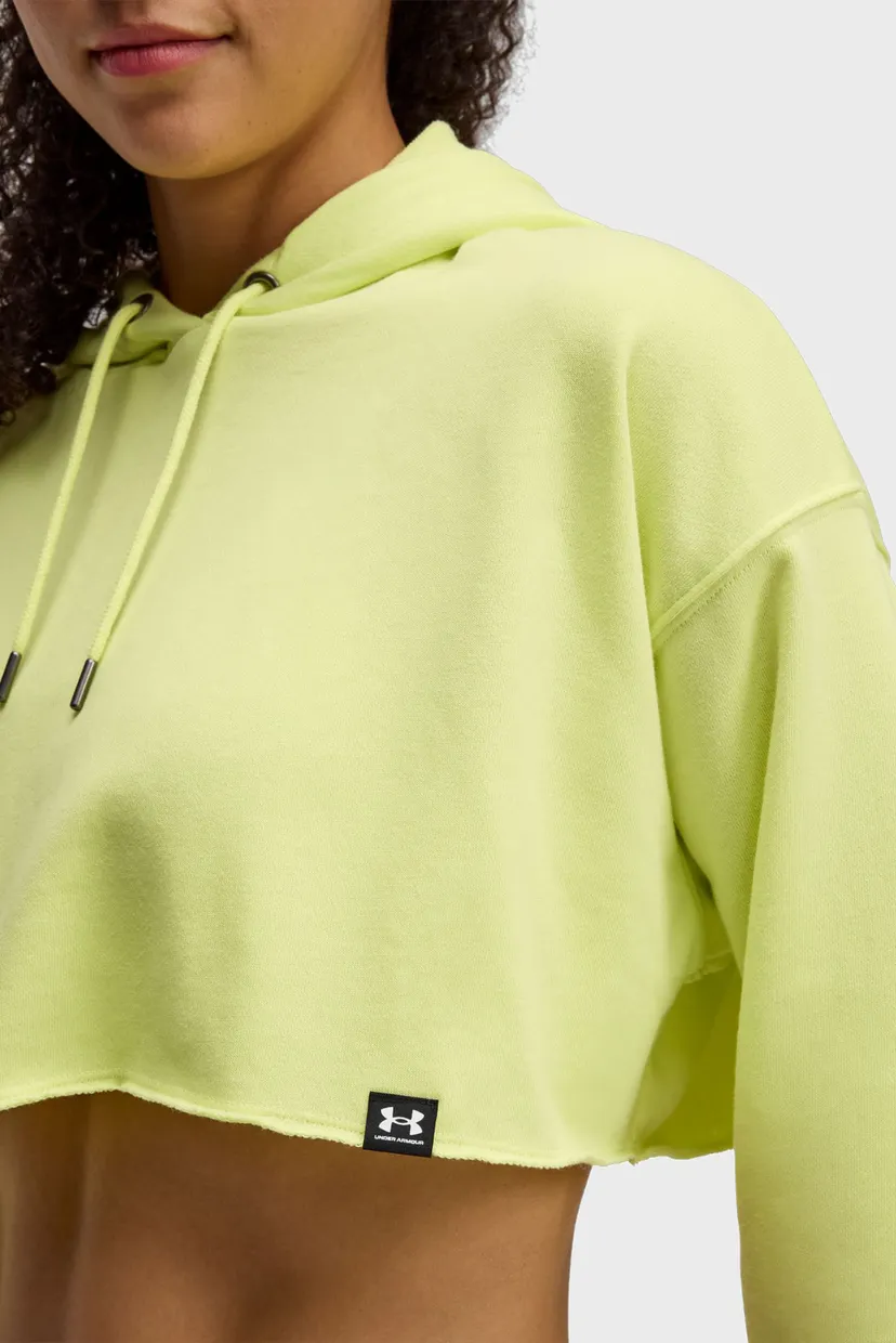 Hudi UA Icon Terry Crop Hoodie 4