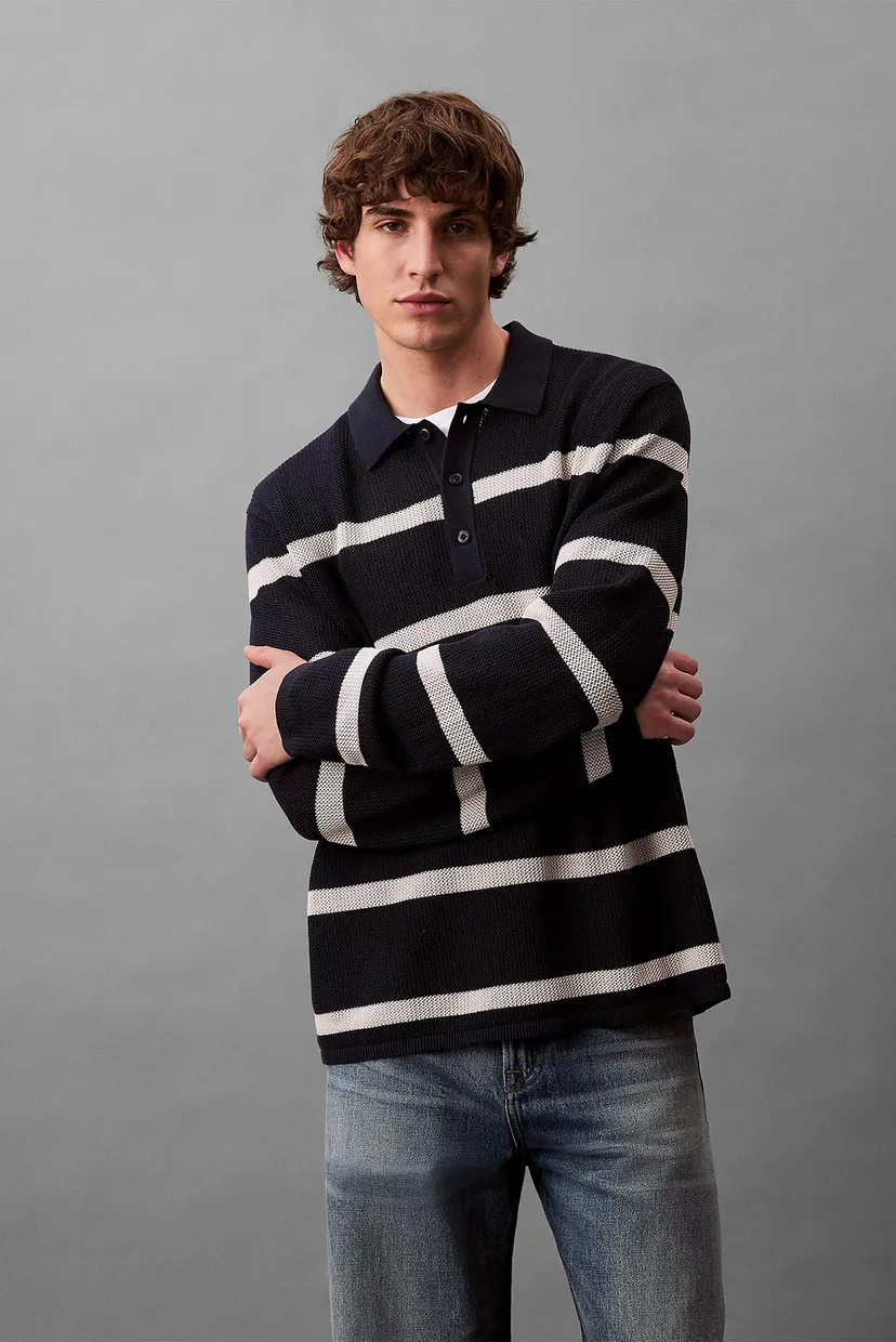 Sviter LS STRIPE POLO 12GG 4