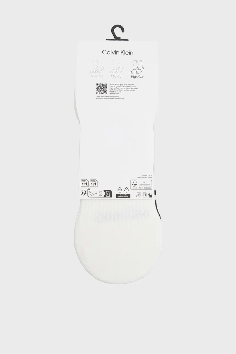 Следы/CK MEN FOOTIE HC 2P LOGO STRIP 3