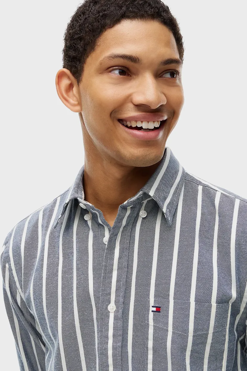 Рубашка/FLANNEL STRIPE RF SHIRT 4