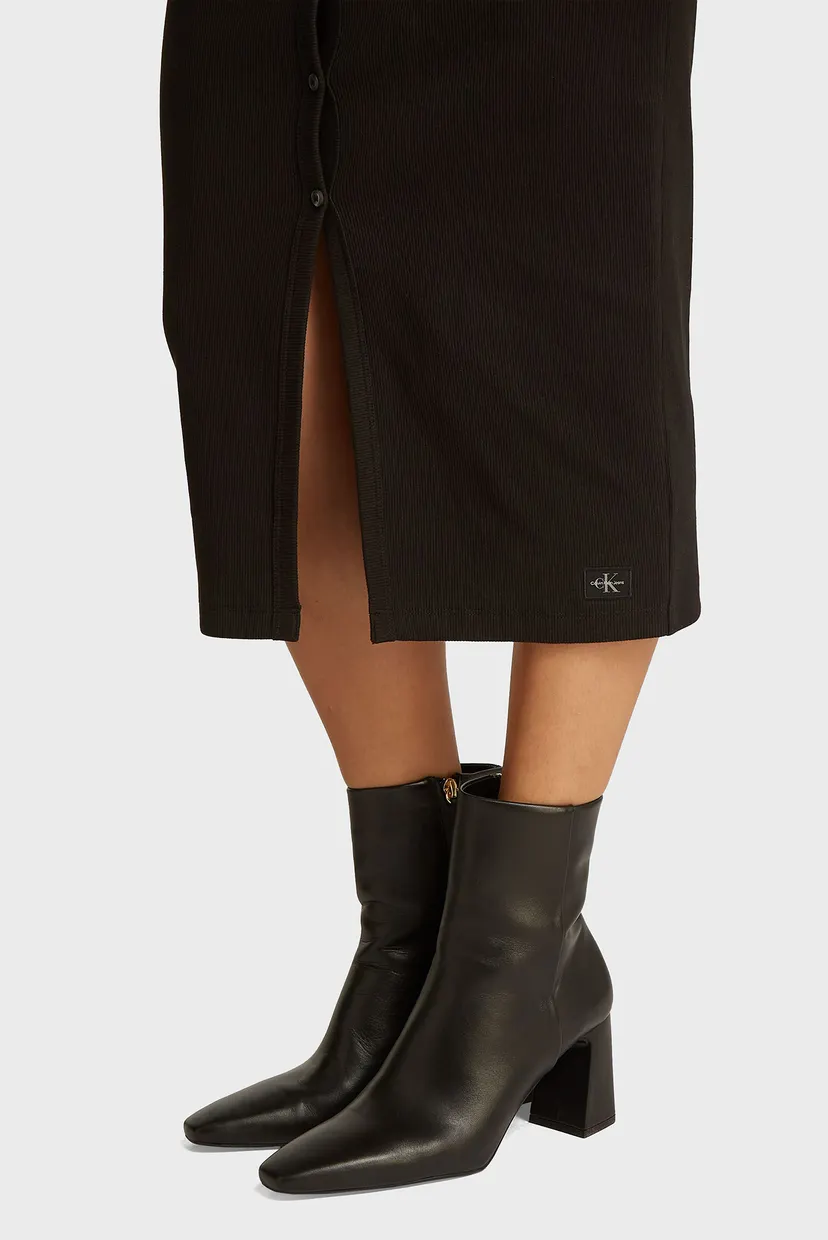 Платье WOVEN LABEL LS RIB DRESS 4