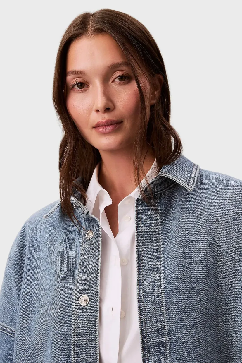 Рубашка/DENIM BOYFRIEND SHIRT OVERNIGHT 4