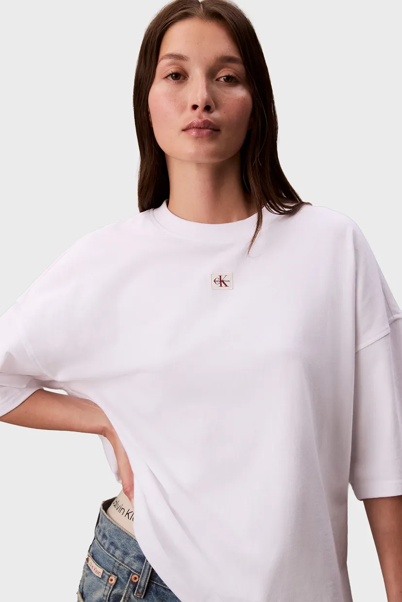 Futbolka SS WOVEN LABEL OVERSIZED TEE 4