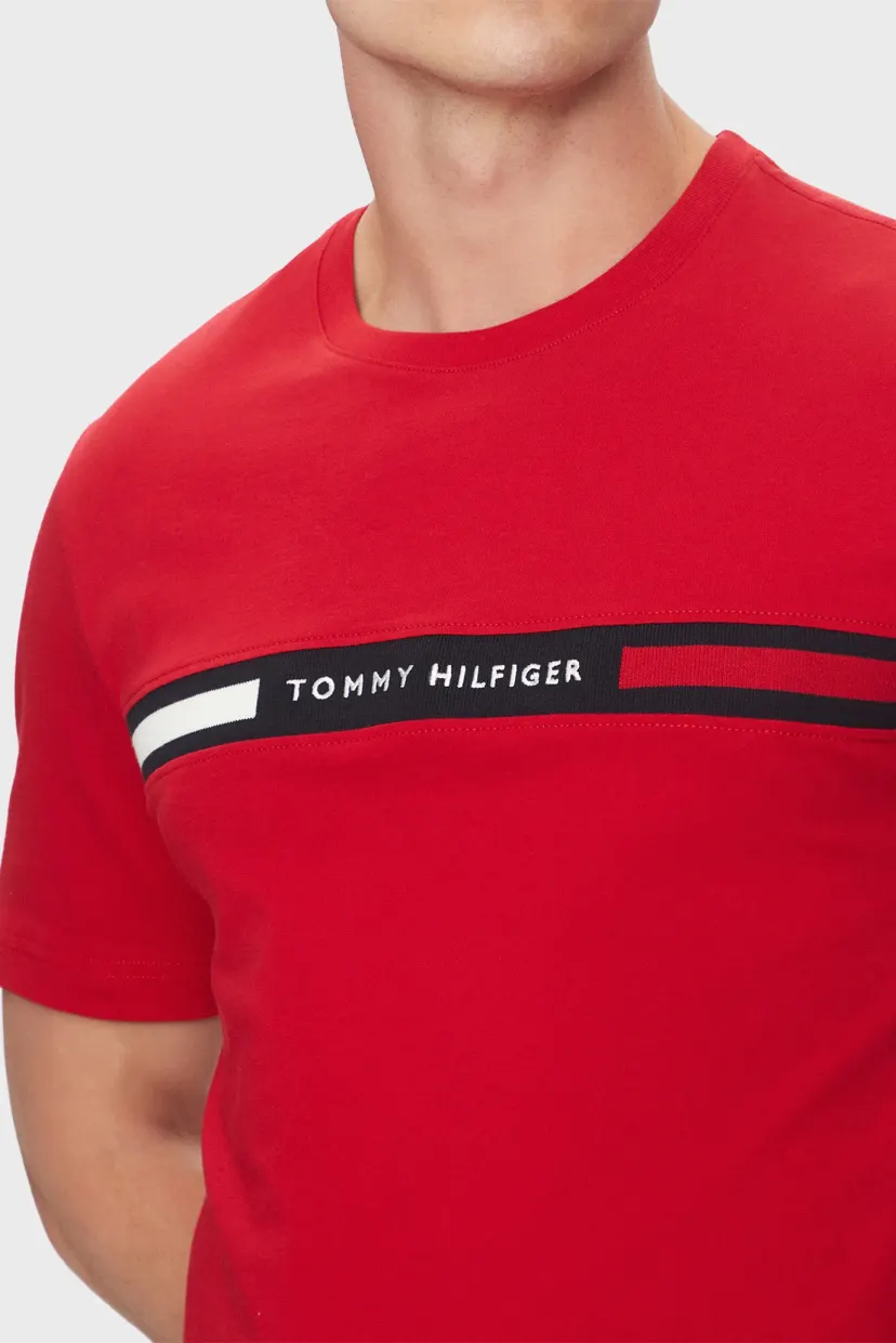 Futbolka/HILFIGER CHEST INSERT TEE 4