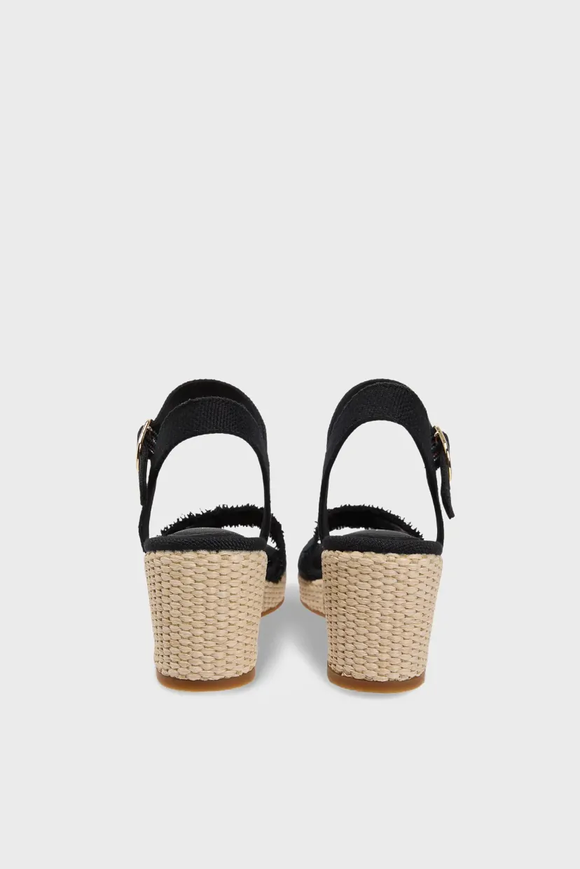 Bosonojkalar MID WOVEN WEDGE ESPAD FRINGE 6