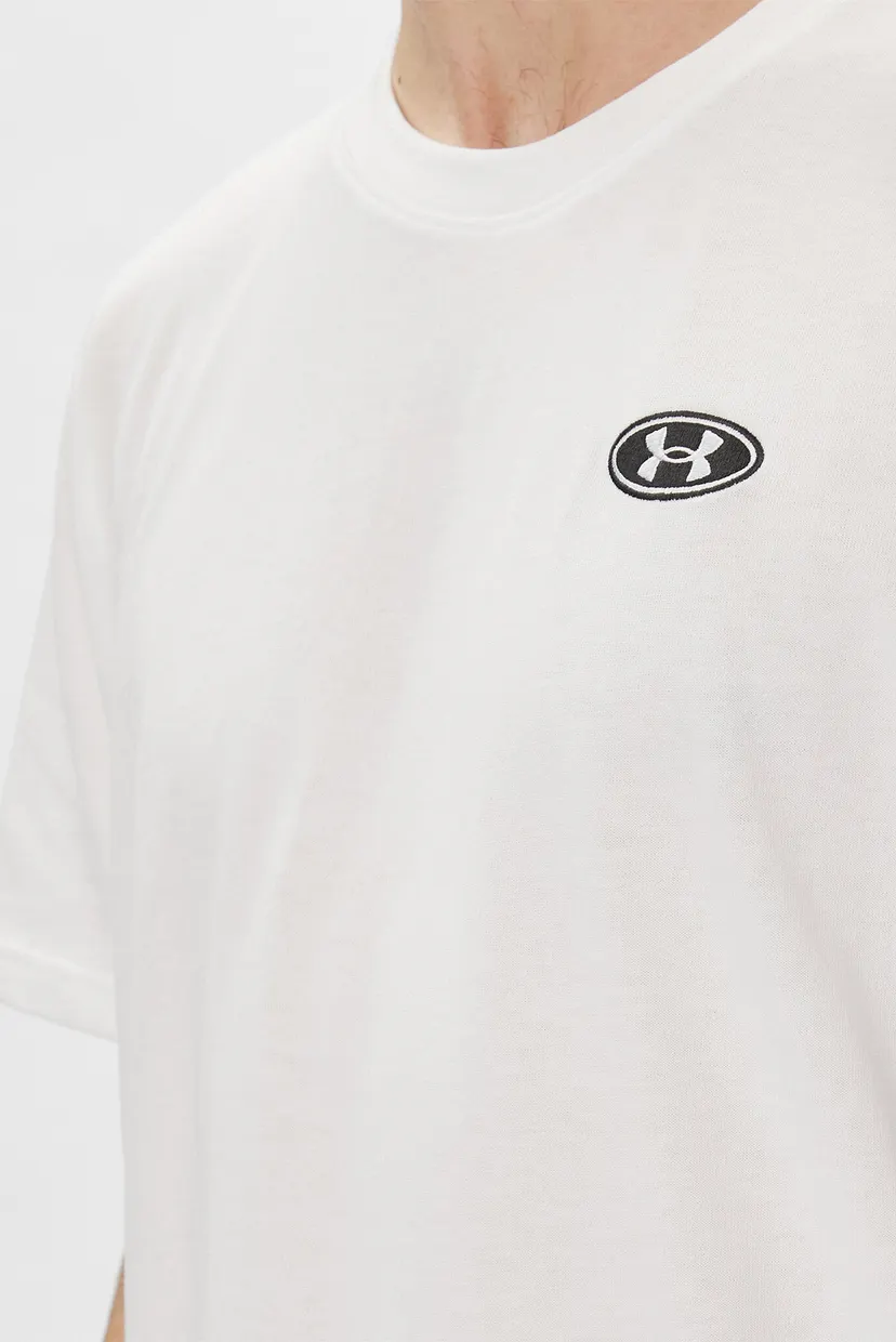 Futbolka UA HW LC PATCH SS-WHT 5