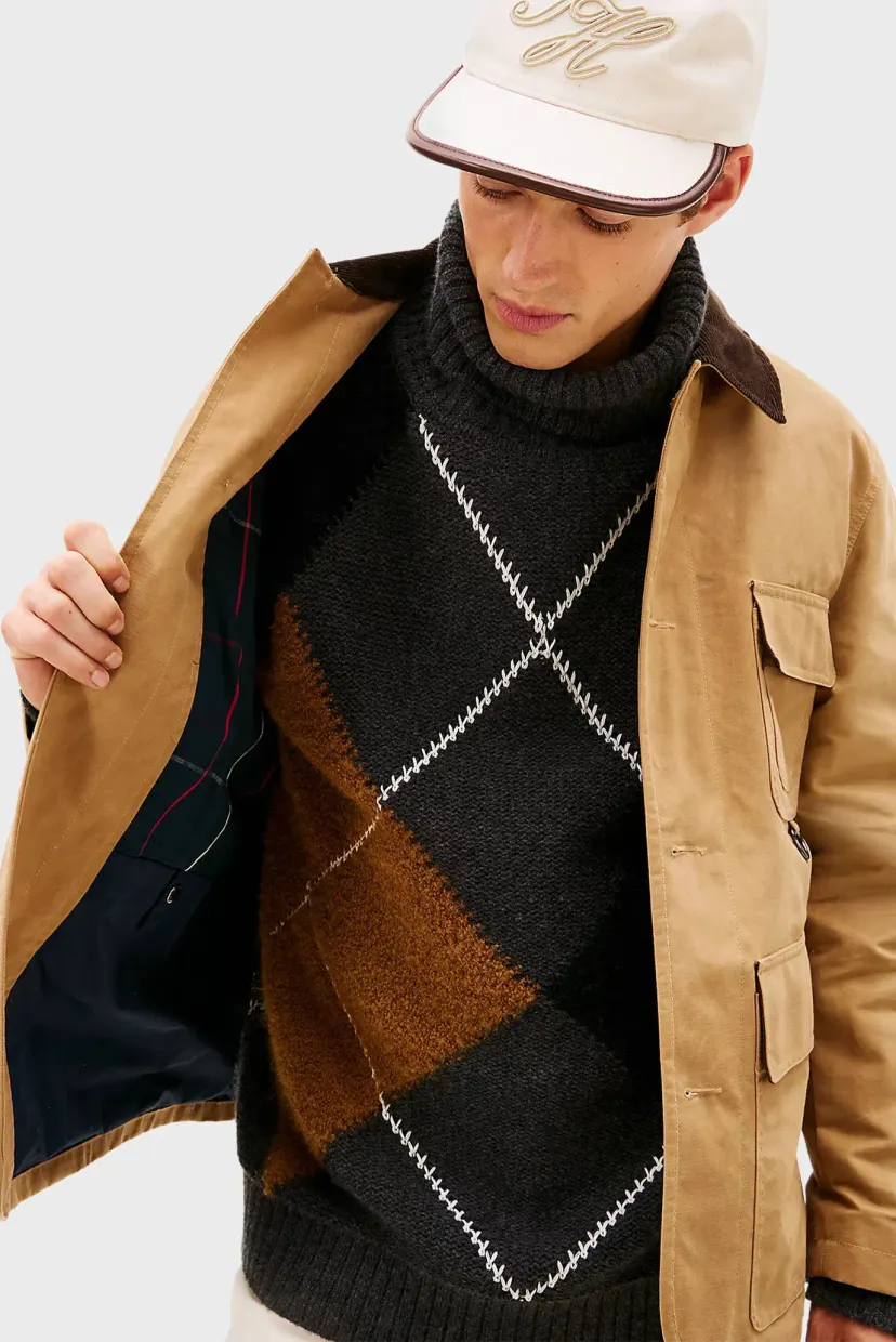 Uzun yengli futbolka WAXED BARN JACKET 6