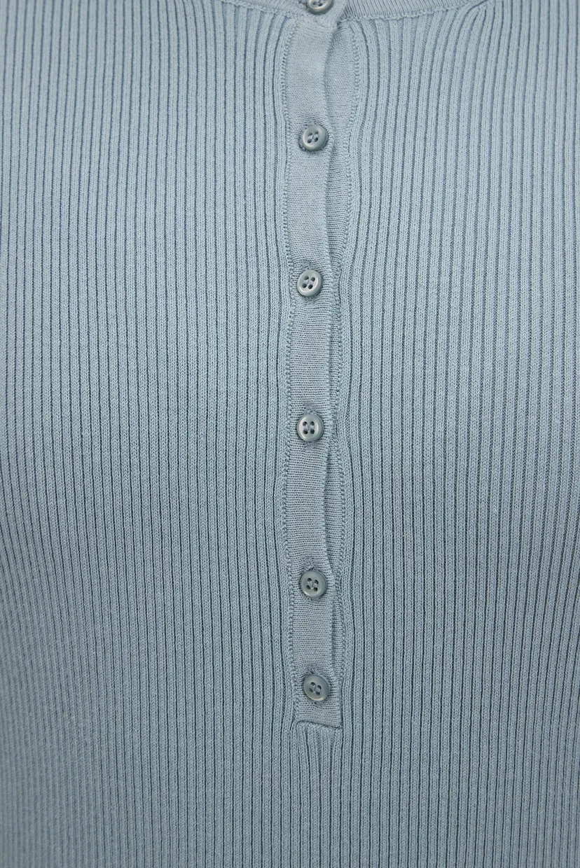 Кардиган WOVEN LABEL HENLEY SWEATER 5