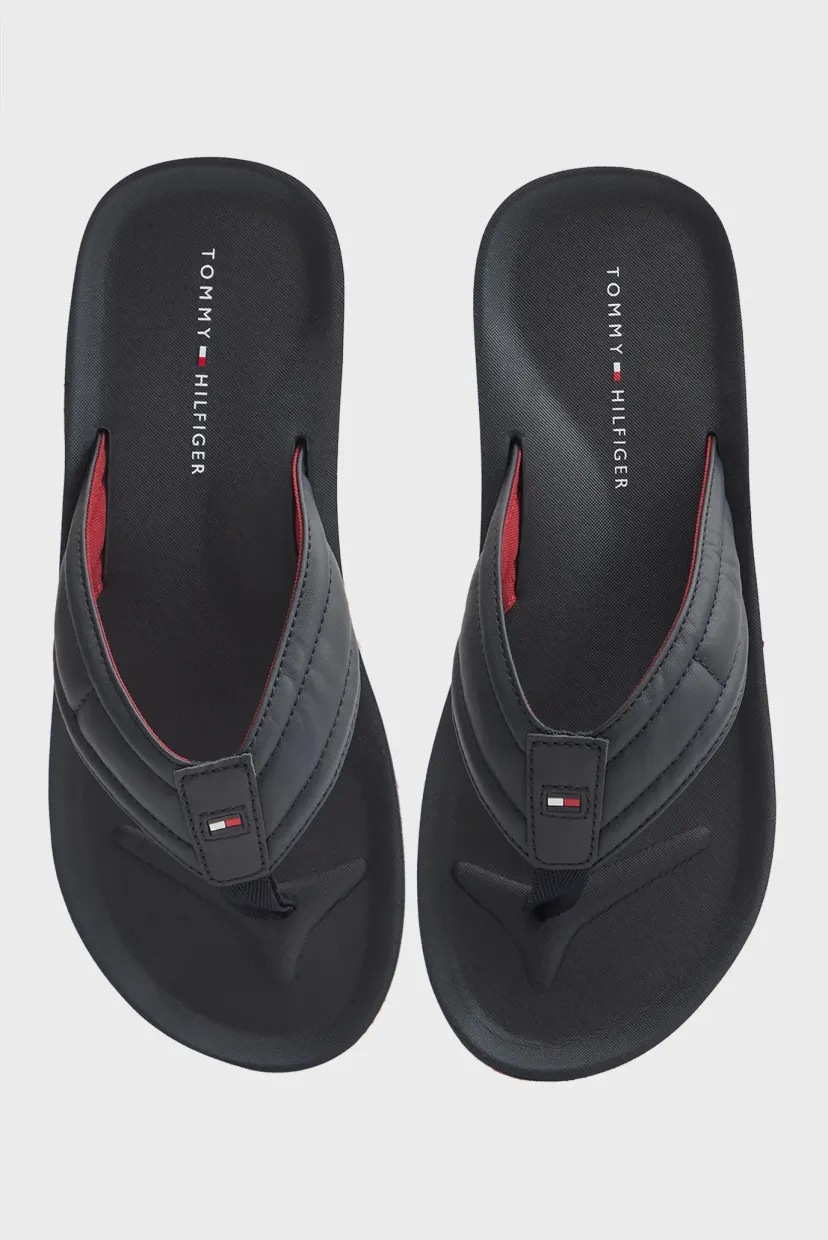 Vyetnamkalar/HILFIGER PADDED BEACH SANDAL 4
