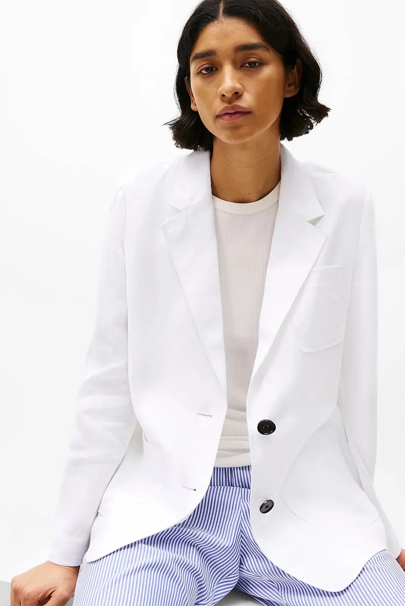 Пиджак ESS LINEN REGULAR SB BLAZER 4