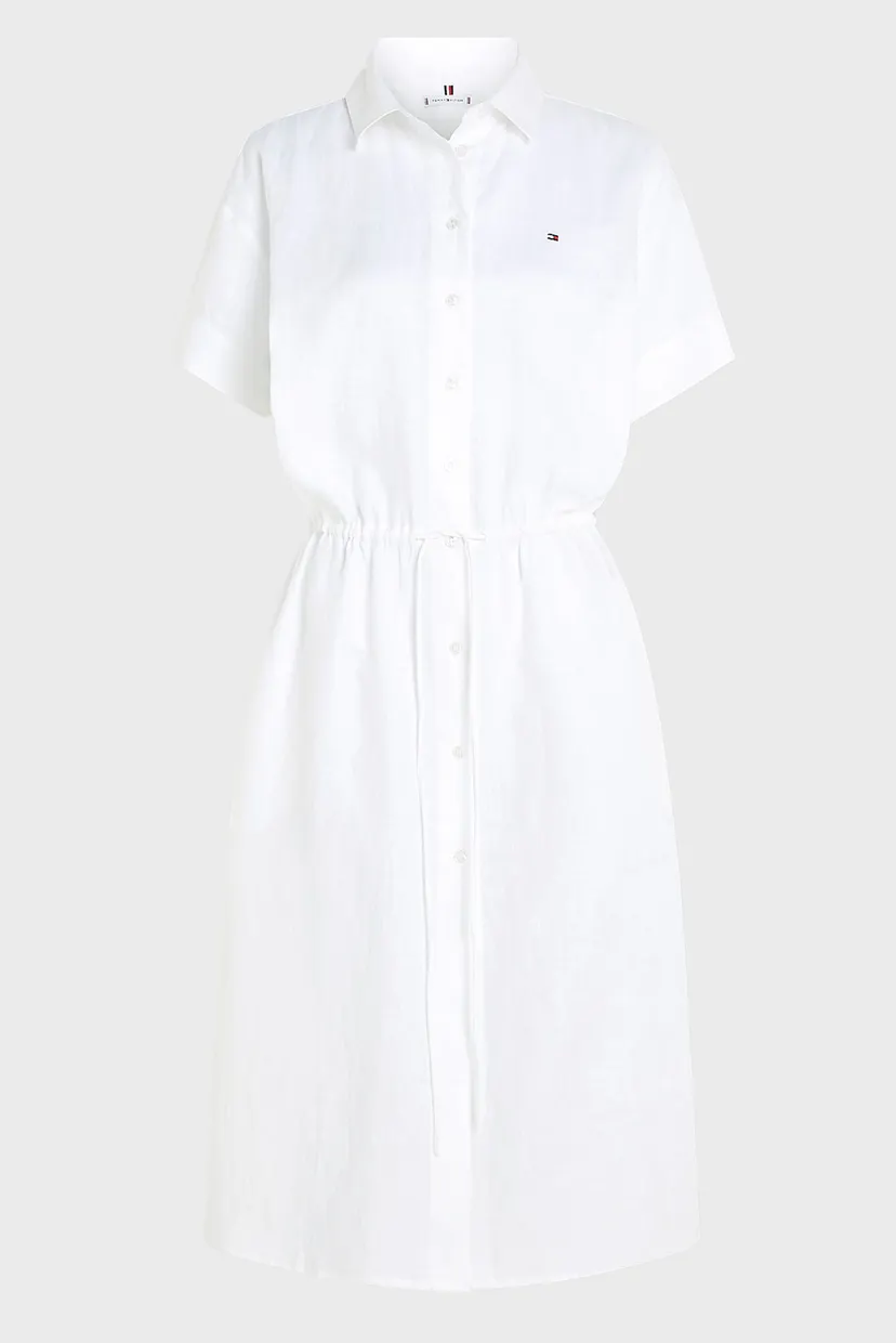 Koʻylak LINEN SS MIDI SHIRT DRESS 5