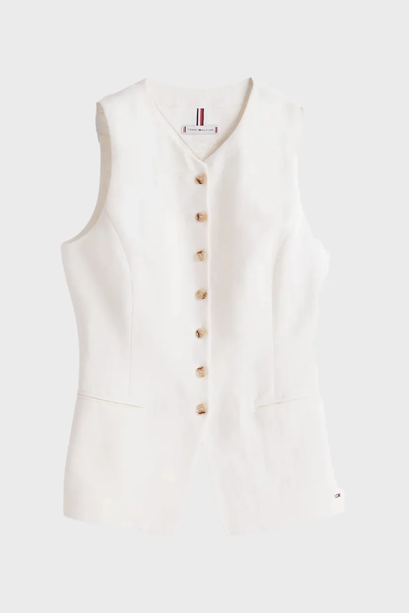 Jilet LINEN MIX SLIM WAISTCOAST TOP 6