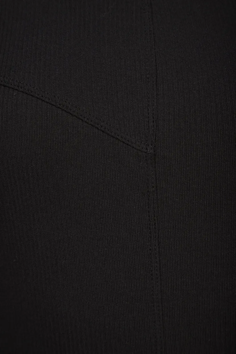 Платье SEAMING LONG RIB DRESS 3