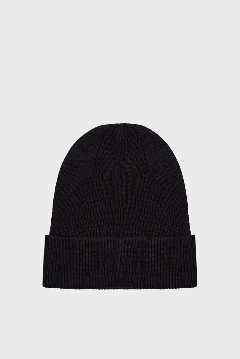 Shapka CK EMBROIDERY FINE RIB BEANIE 3