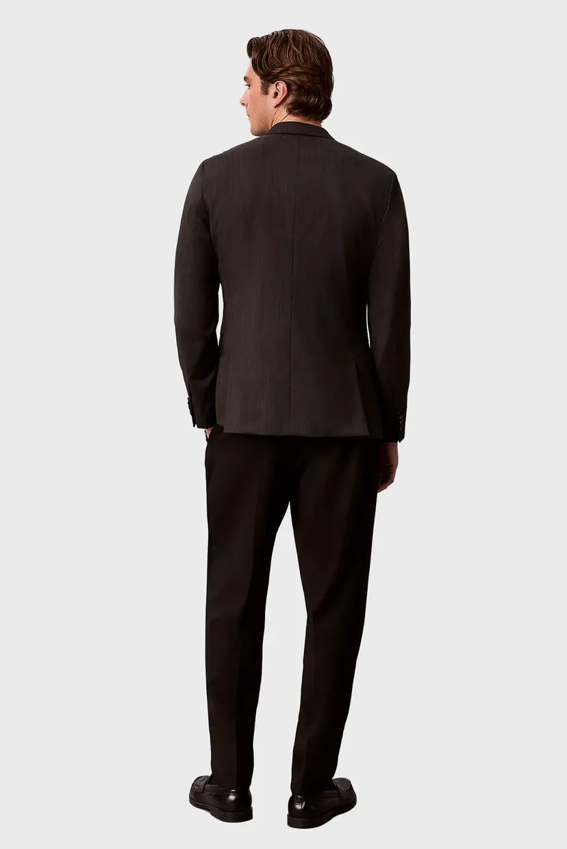 Ishton/TAPERED PLEATED WOOL BLEND PANT 4