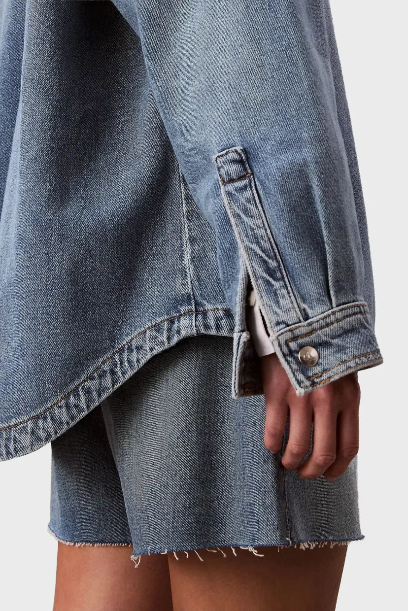 Рубашка/DENIM BOYFRIEND SHIRT OVERNIGHT 6